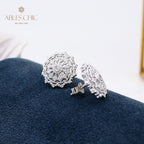 Boucles d'oreilles tempérament floral étoilé 5537