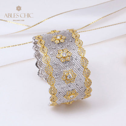 Bracelet Floral en Dentelle Aérée 5164