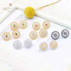 Boucles d'oreilles tempérament floral étoilé 5537