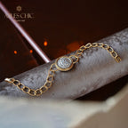 Bracelet médaillon grec Hercules