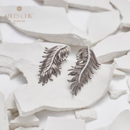 Boucles d’oreilles antiques de lustre d’aiguille de pin 5991