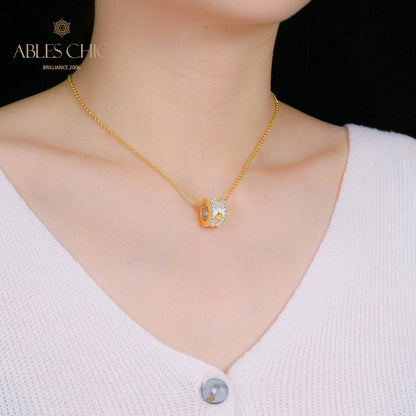 Collier Floral Trèfles Fretwork 5005