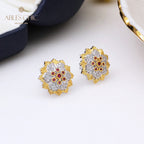 Boucles D'oreilles Fleur Fretworks Dense 5298