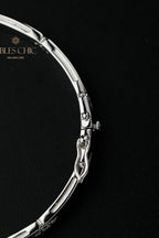 Bracelet trèfles hautement polis 203707