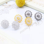 Boucles d'oreilles tempérament floral étoilé 5537