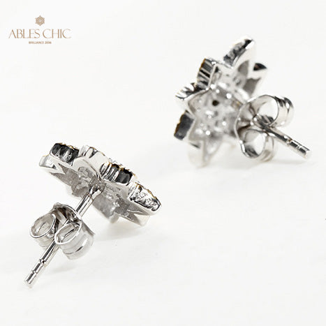 Boucles d'oreilles fleurs étoilées 5004