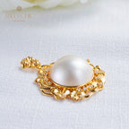 Pendentif halo guirlande de perles Mabe 5819