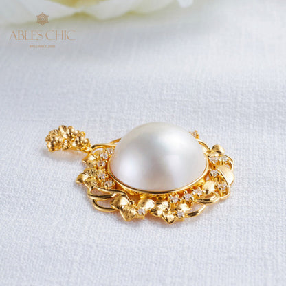 Pendentif halo guirlande de perles Mabe 5819