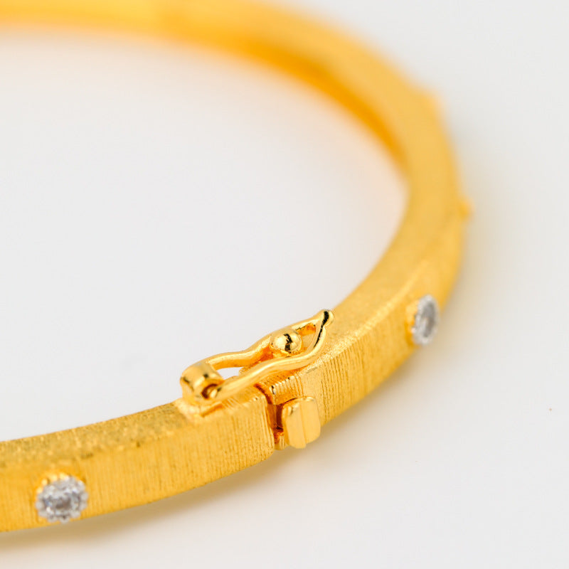 Bracelet Jonc Fleurs En Tissu 5680