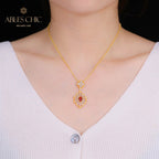 Collier aéré en nid d'abeille 5308