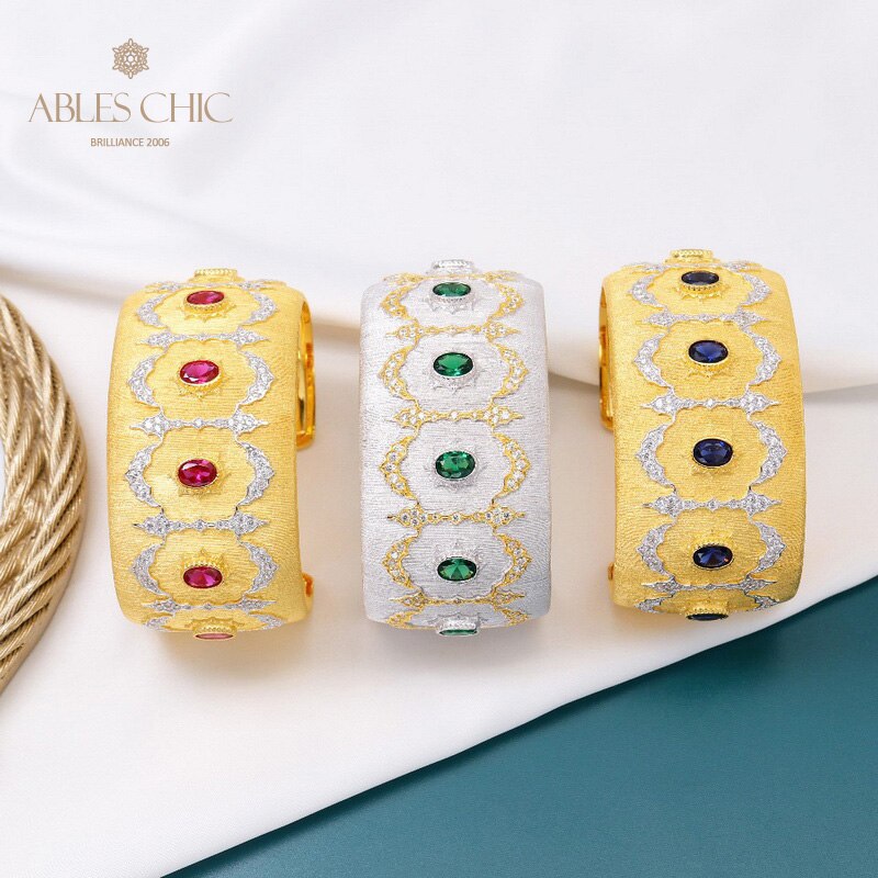 Bracelet Soyeux Fleurs de Rubis 5605