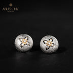 Boucles D'oreilles Soyeuses Dôme Trèfle 5087