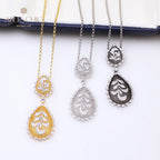 Collier Floral En Filigrane De Dentelle 5340