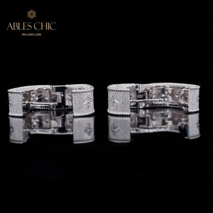Boucles d'oreilles Trèfle Zircon 5773
