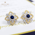 Boucles d'oreilles en filigrane de trèfles emblématiques 5535