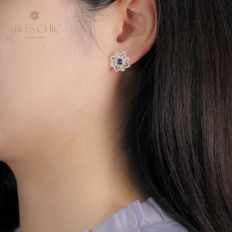 Boucles d'oreilles en filigrane de trèfles emblématiques 5535