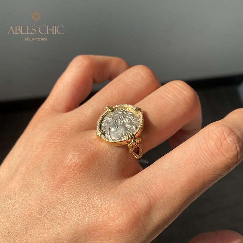 Bague pendentif Héraclès antique