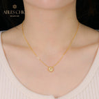 Collier Floral Soyeux 5327