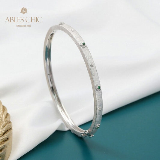 Bracelet étoiles en tissu CZ 5639