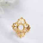 Pendentif halo en filigrane de perles Mabe 5821