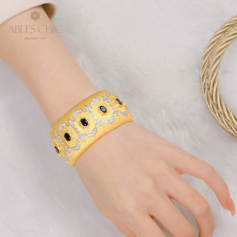 Bracelet Soyeux Fleurs de Rubis 5605