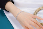 Bracelet Jonc Fleurs En Tissu 5680