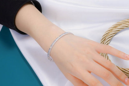 Bracelet Jonc Fleurs En Tissu 5680