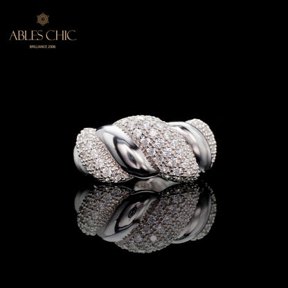 Bague Fleur Pavée Infini 5977