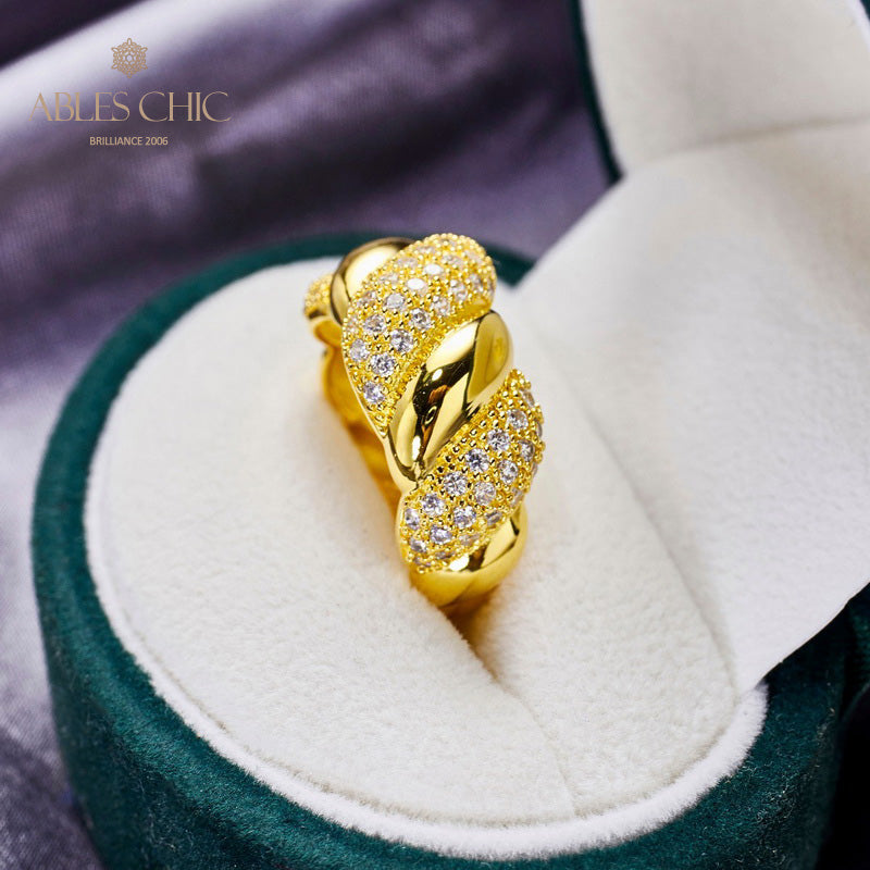 Bague Fleur Pavée Infini 5977