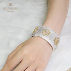 Bracelet large trèfles celtiques 5059