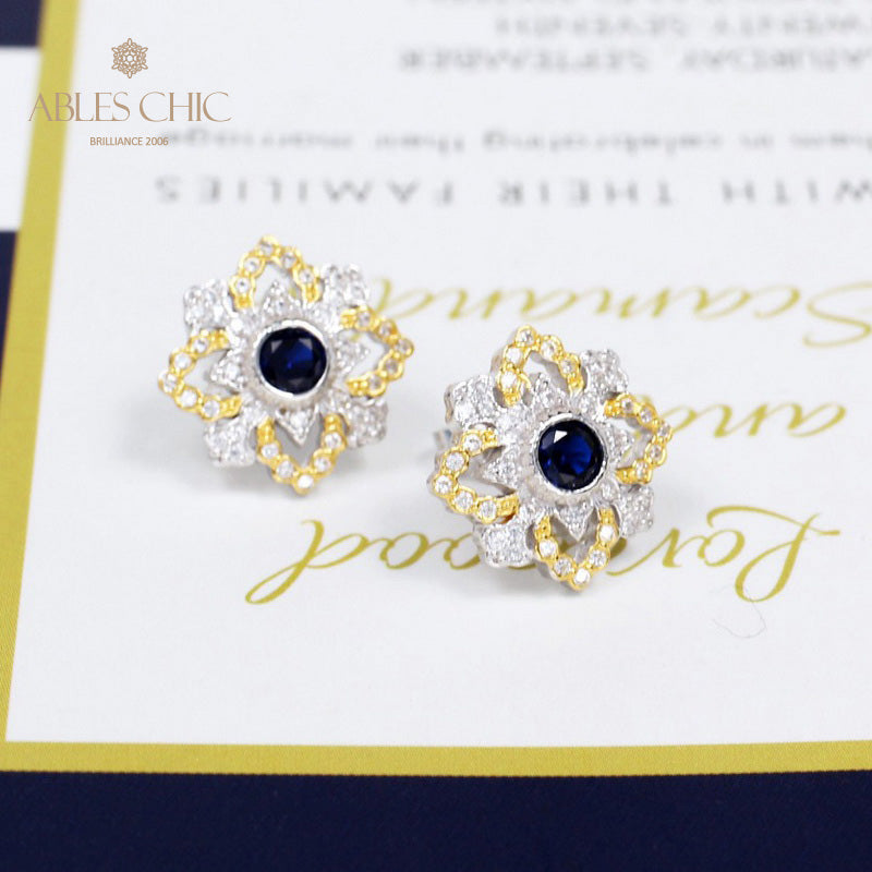 Boucles d'oreilles en filigrane de trèfles emblématiques 5535