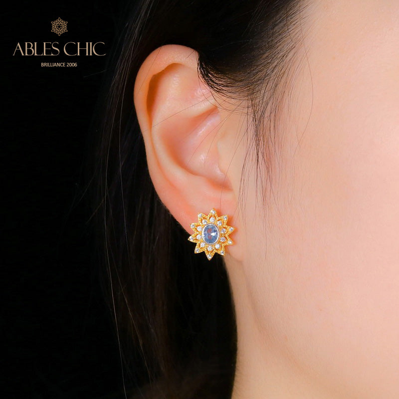 Boucles d'oreilles étoiles florales 5627