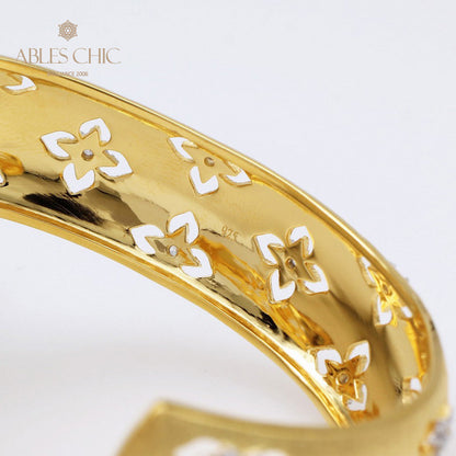 Bracelet Floral Trèfles Soyeux 5058