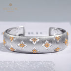 Bracelet Floral Trèfles Soyeux 5058