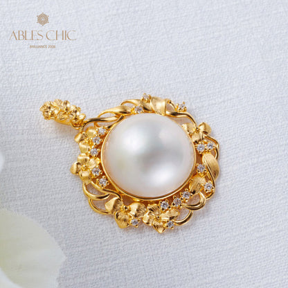 Pendentif halo guirlande de perles Mabe 5819