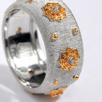 Bague Soyeuse Fleurs Étoilées 5025