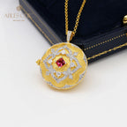 Collier médaillon photo 5672