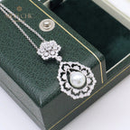 Collier de perles en forme de larme en filigrane 6275