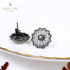 Boucles d'oreilles tempérament floral étoilé 5537