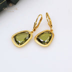 Boucles d'oreilles couleur CZ pierres précieuses C11E4S25184