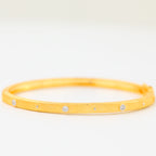 Bracelet Jonc Fleurs En Tissu 5680