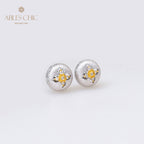 Boucles D'oreilles Soyeuses Dôme Trèfle 5087