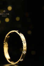 Bracelet trèfles hautement polis 203707