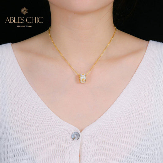 Collier Floral Trèfles Fretwork 5005