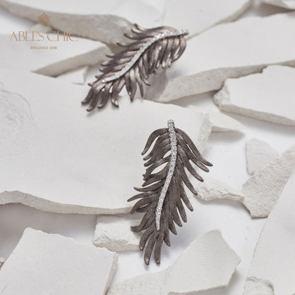 Boucles d’oreilles antiques de lustre d’aiguille de pin 5991