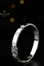 Bracelet trèfles hautement polis 203707