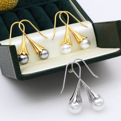 Boucles d'oreilles Crawler Pétale de Nacre 5265