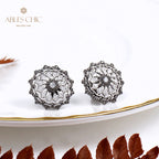 Boucles d'oreilles tempérament floral étoilé 5537