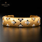 Bracelet Floral Trèfles Soyeux 5058