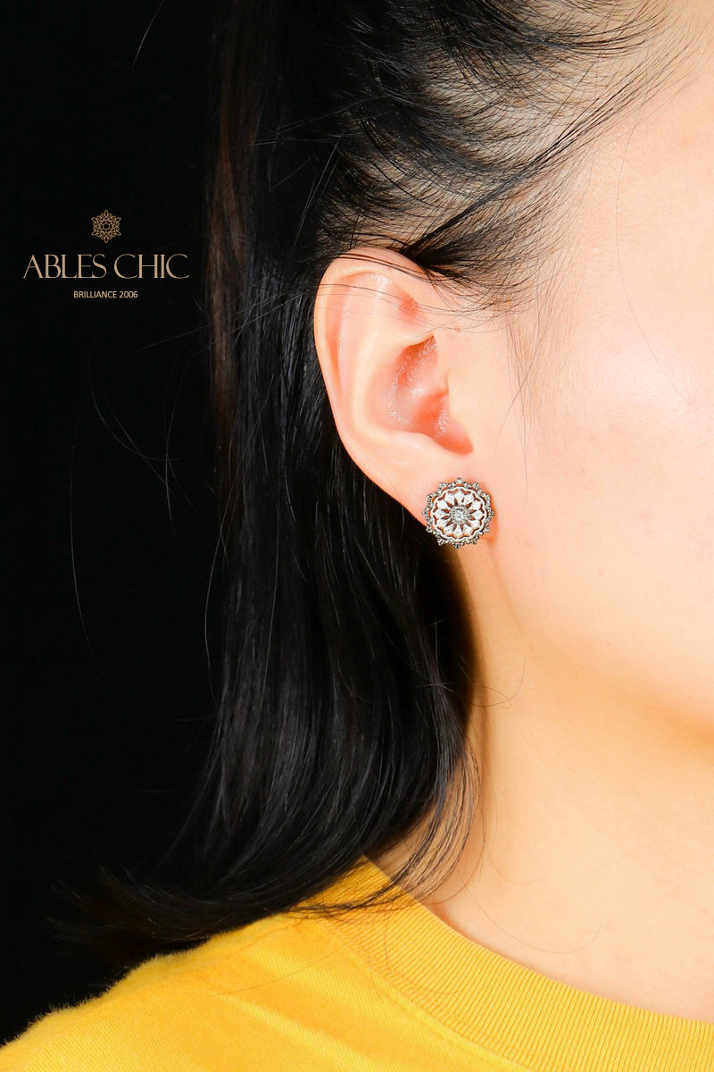 Boucles d'oreilles tempérament floral étoilé 5537